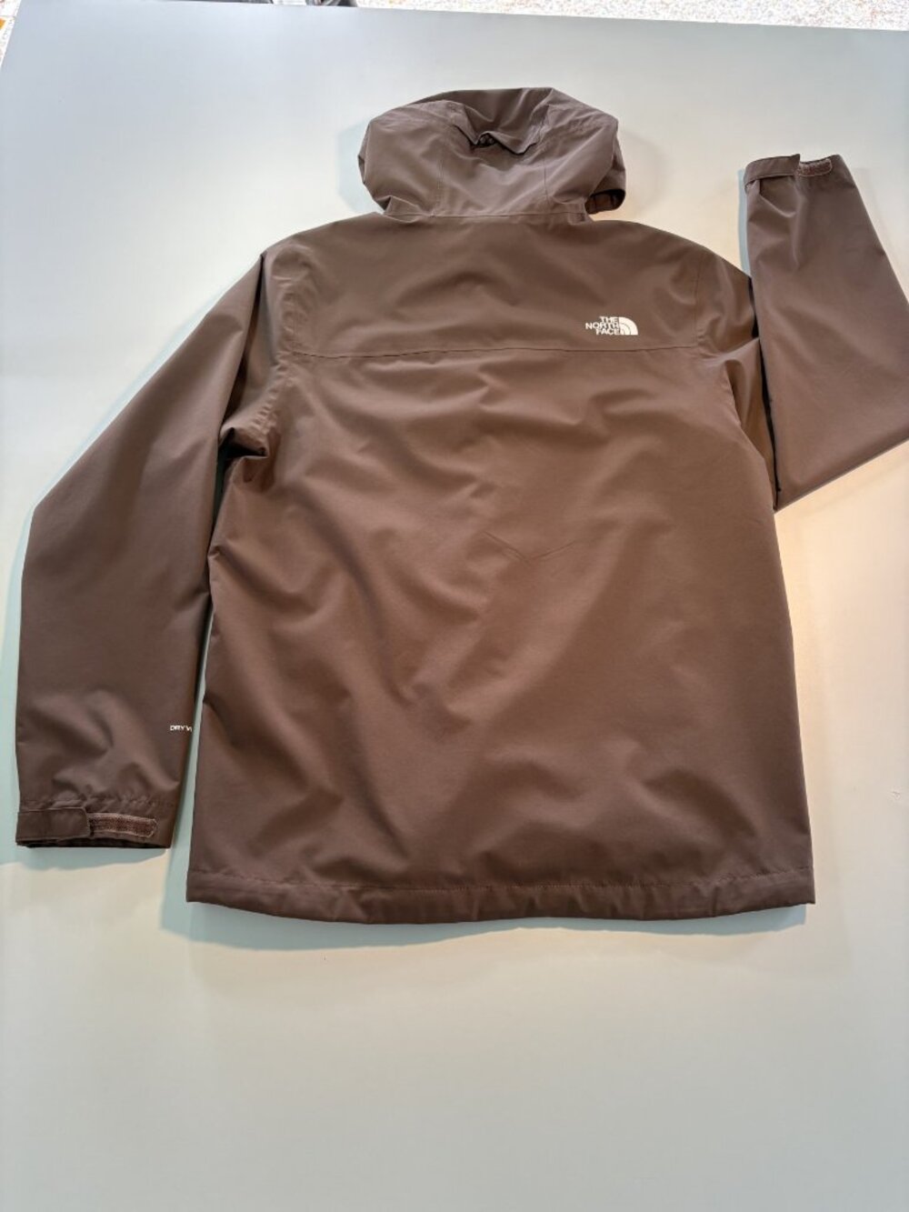 The North Face DryVent Hooded Jacket Mens M Brown Waterproof Windbreaker Coat - Picture 2 of 11